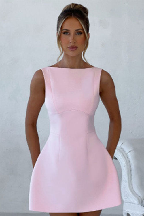Rowangirl Sleeveless Elegant Short Dress