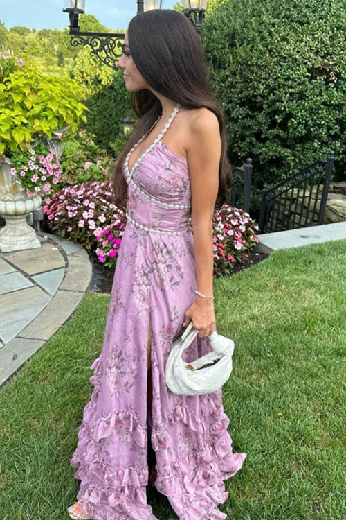 Rowangirl Printed Pearl Maxi Dress