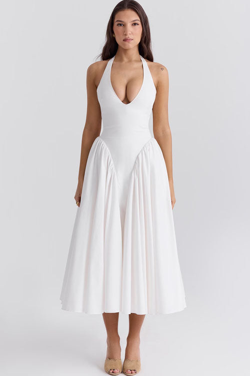 Rowangirl V-Neck Long Dress