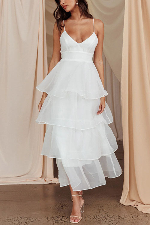 Rowangirl   V Backless Suspender Dress