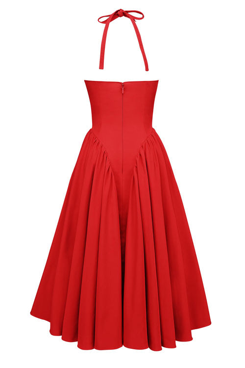Rowangirl V-Neck Long Dress