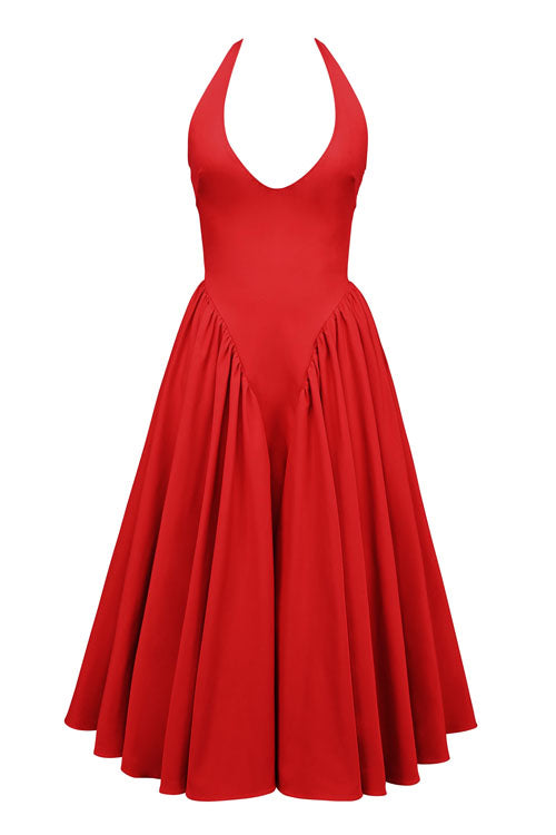Rowangirl V-Neck Long Dress