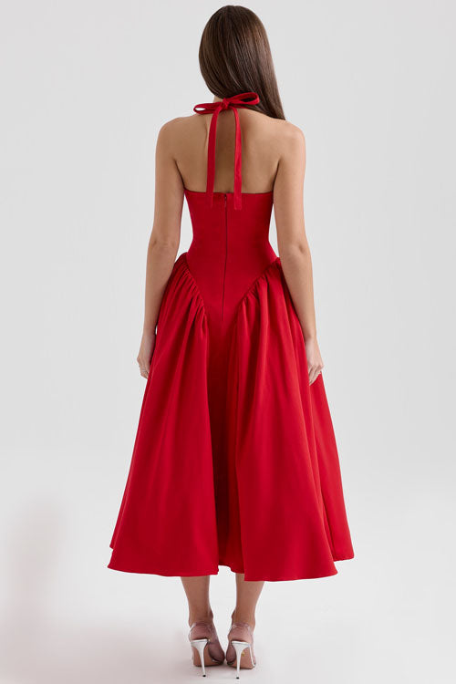 Rowangirl V-Neck Long Dress