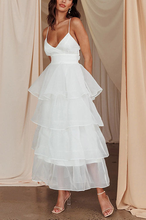 Rowangirl   V Backless Suspender Dress