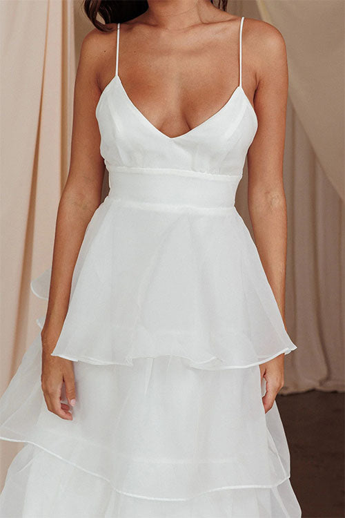 Rowangirl   V Backless Suspender Dress