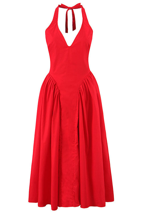 Rowangirl V-Neck Long Dress