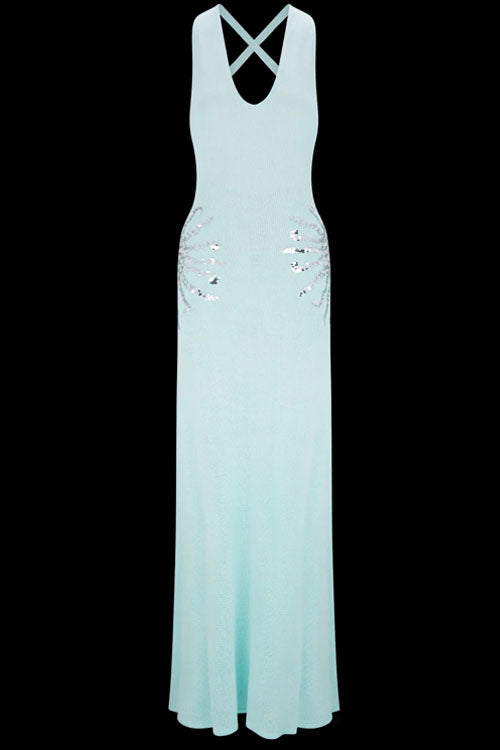 Rowangirl   Knitted V-Neck Dress