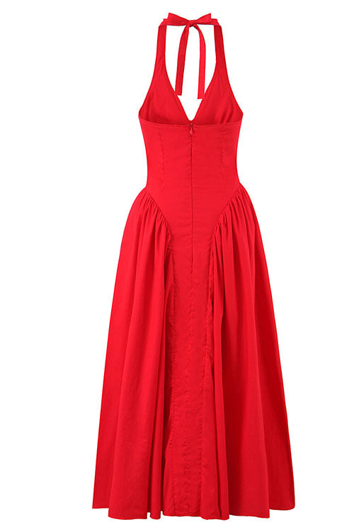 Rowangirl V-Neck Long Dress