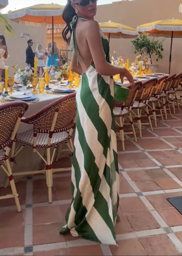 Rowangirl  Fashion Halterneck Dress
