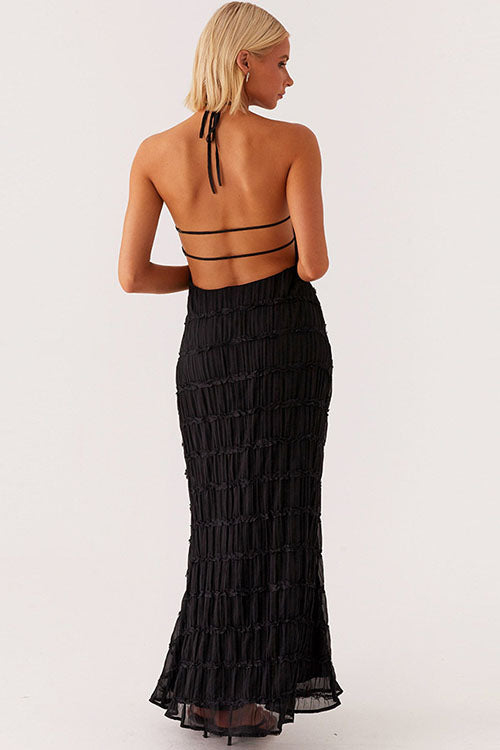 Rowangirl Halter Neck Long Dress