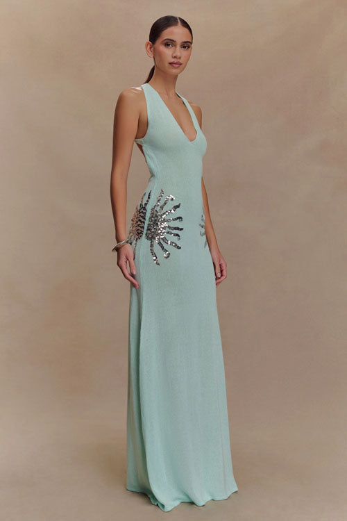 Rowangirl   Knitted V-Neck Dress