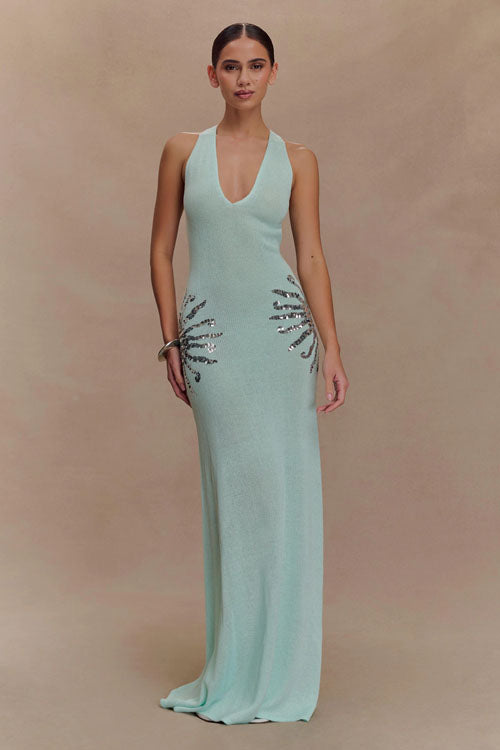 Rowangirl   Knitted V-Neck Dress
