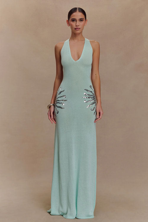 Rowangirl   Knitted V-Neck Dress