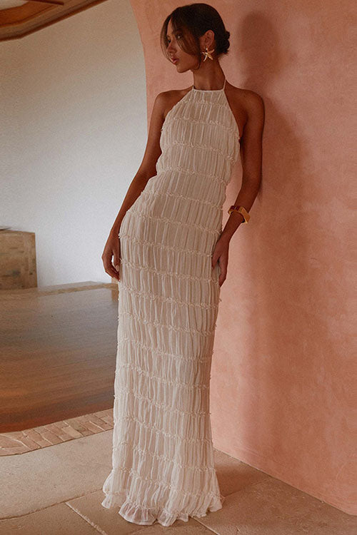 Rowangirl Halter Neck Long Dress