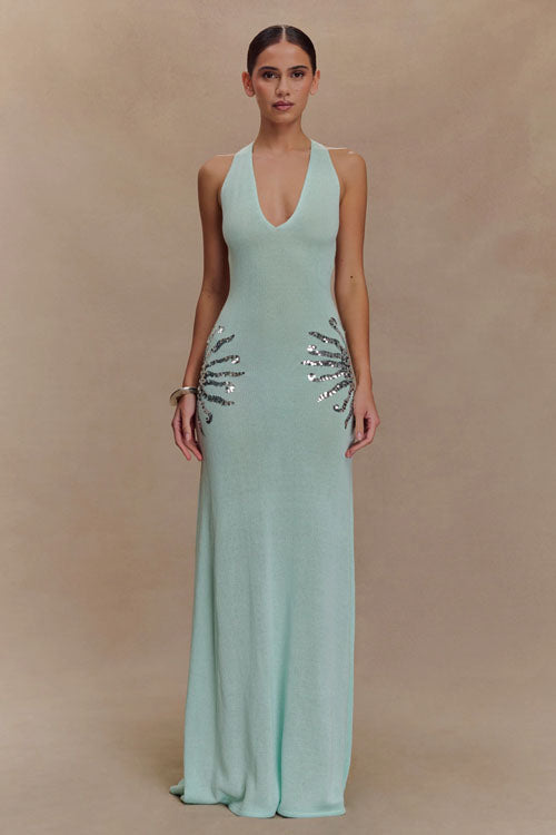 Rowangirl   Knitted V-Neck Dress