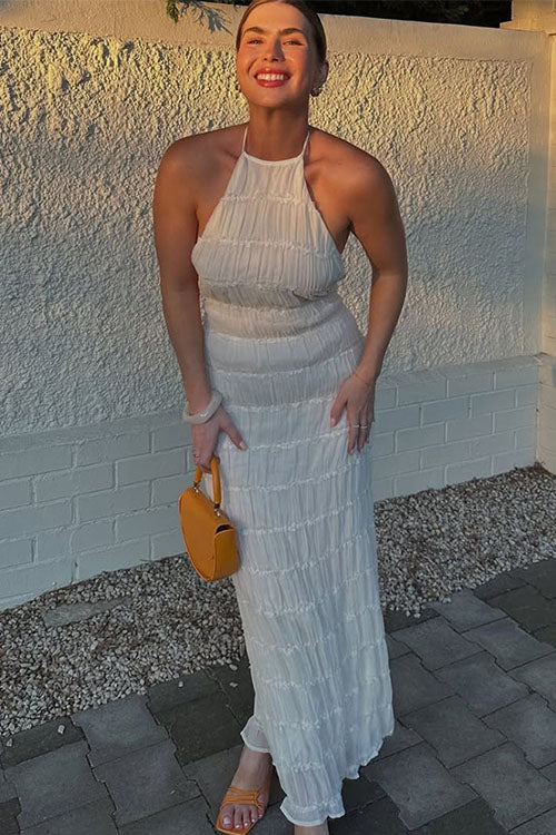 Rowangirl Halter Neck Long Dress