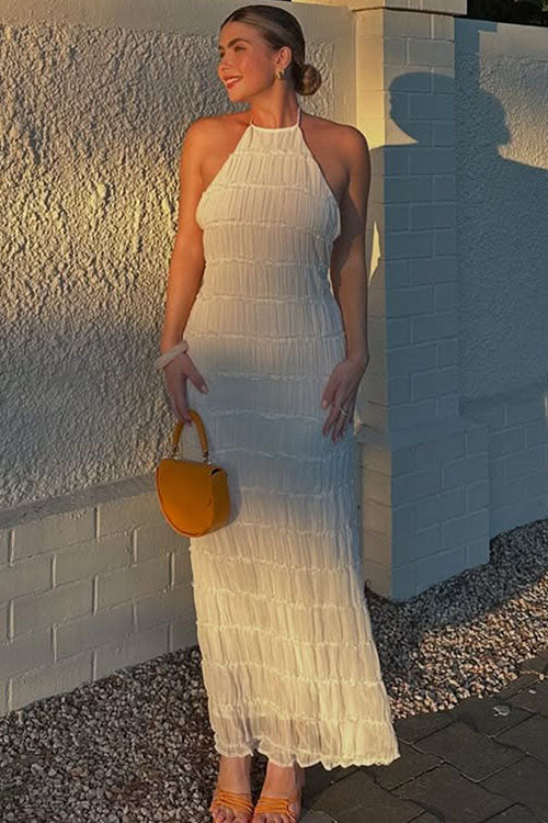 Rowangirl Halter Neck Long Dress