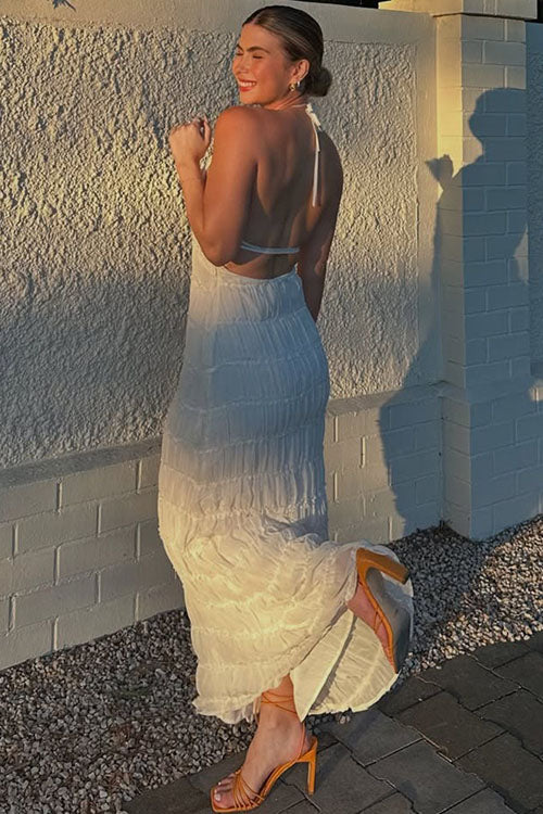 Rowangirl Halter Neck Long Dress