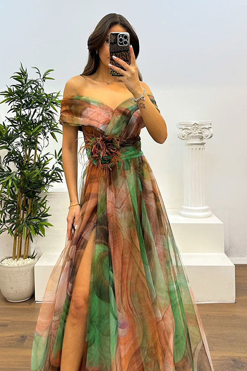 Rowangirl Screen Print Party Dress