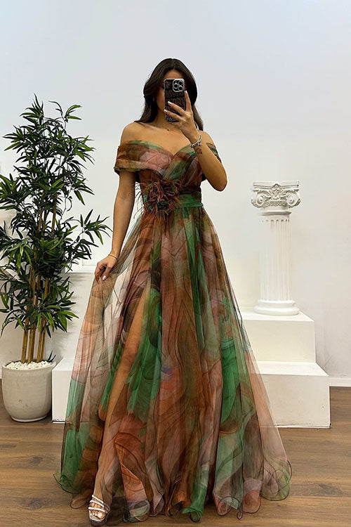 Rowangirl Screen Print Party Dress