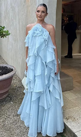 Rowangirl  Floral Ruffled Maxi Dress