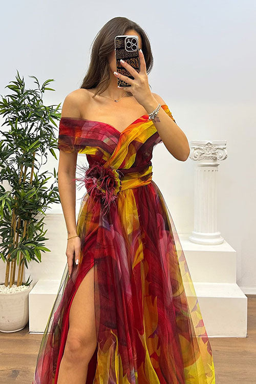 Rowangirl Screen Print Party Dress