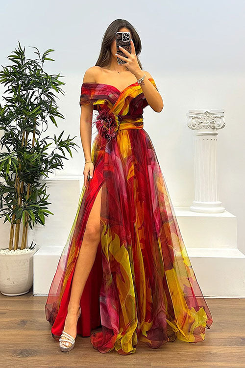 Rowangirl Screen Print Party Dress