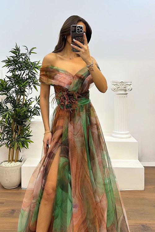 Rowangirl Screen Print Party Dress