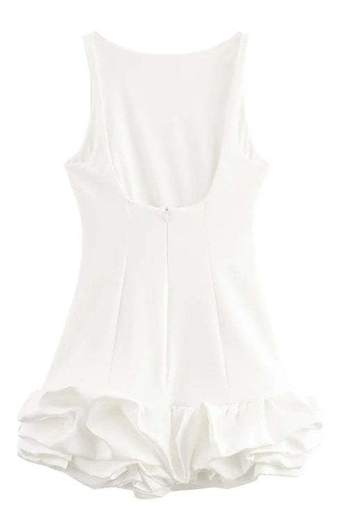 Rowangirl Ruffled Halter Sleeveless Dress