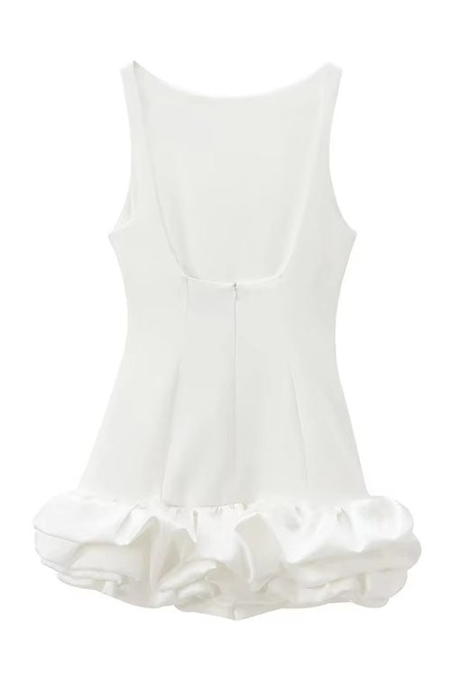 Rowangirl Ruffled Halter Sleeveless Dress