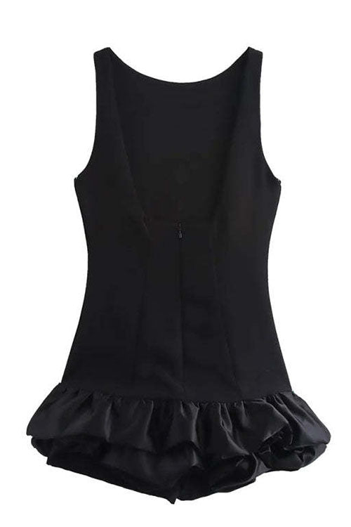Rowangirl Ruffled Halter Sleeveless Dress
