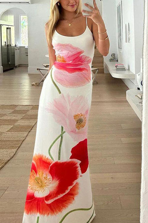 Rowangirl  Floral Print Maxi Dress