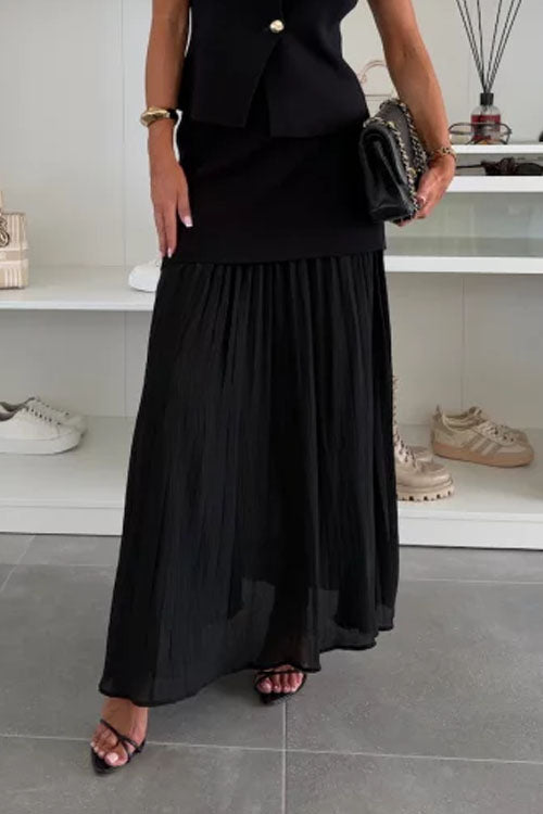 Rowangirl  Panelled Midi Skirt