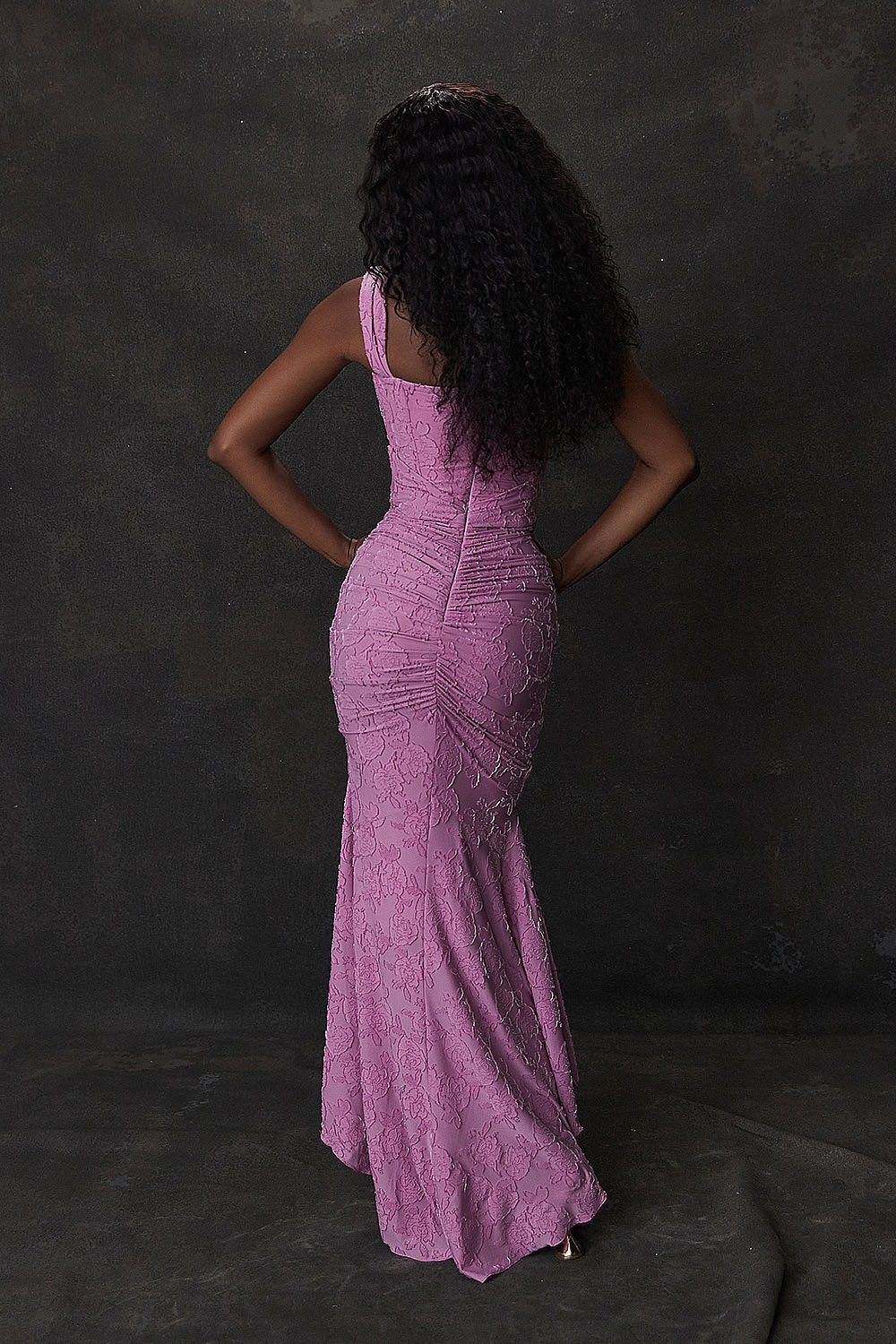 Rowangirl Square Neck Sleeveless Fishtail Sling Maxi Dress