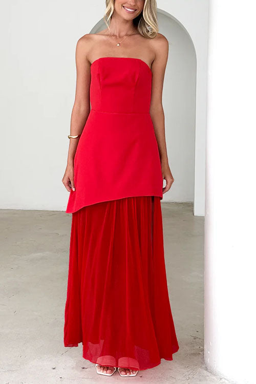 Rowangirl  Temperament Slim Fit Mesh Patchwork Dress