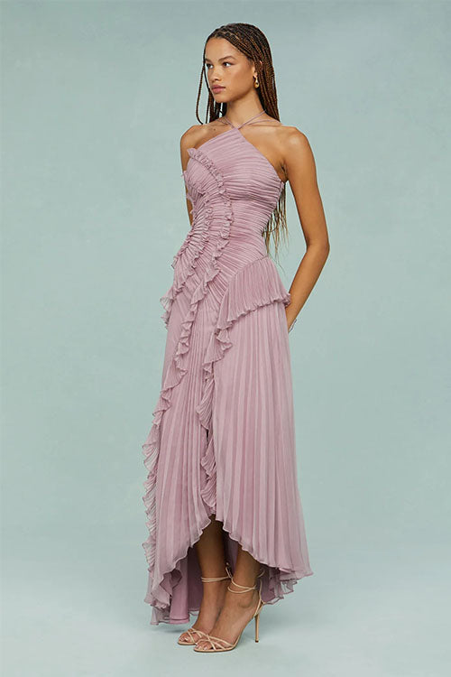 Rowangirl  Ruffled Pleated Dress