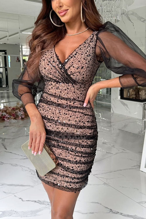 Rowangirl Sequin Party Fashion Dress