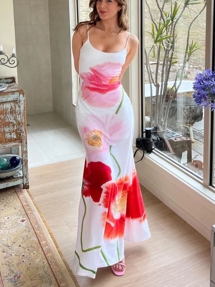Rowangirl  Floral Print Maxi Dress