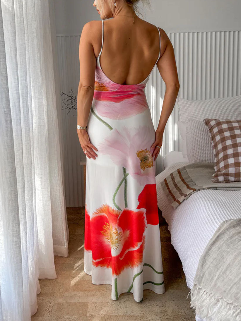 Rowangirl  Floral Print Maxi Dress