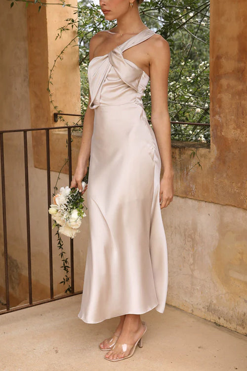 Rowangirl Elegant Satin Dress