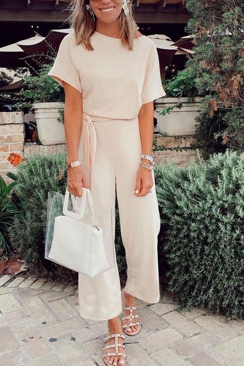 Rowangirl Afra Casual Lace-up Jumpsuit