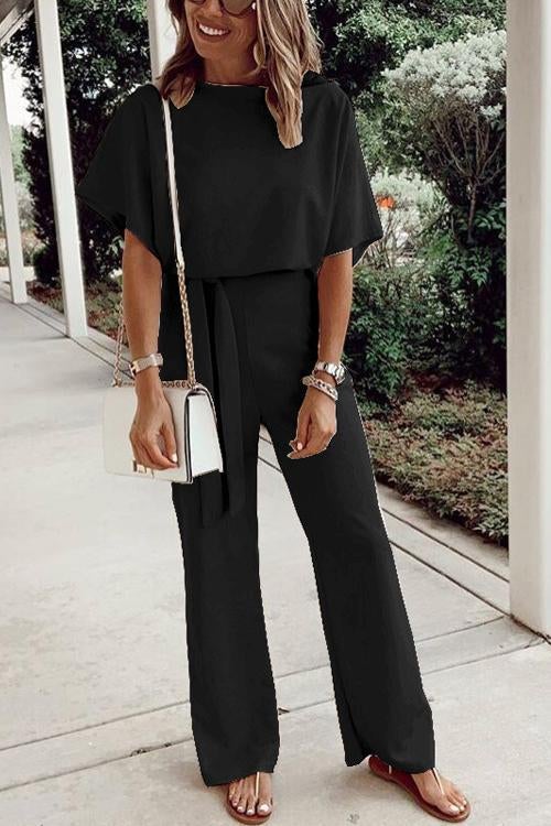 Rowangirl Afra Casual Lace-up Jumpsuit
