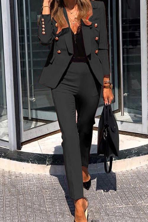 Rowangirl  Nadia Fashion Chic Casual Suit Two-piece