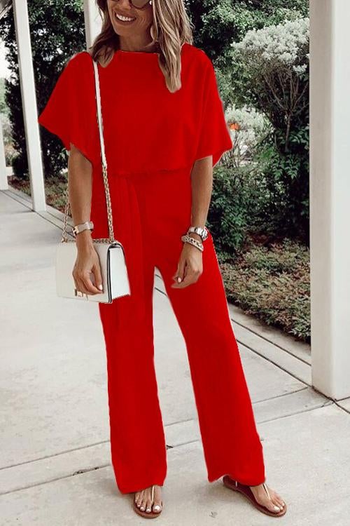 Rowangirl Afra Casual Lace-up Jumpsuit