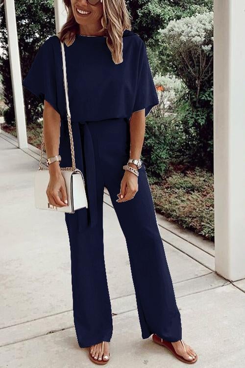 Rowangirl Afra Casual Lace-up Jumpsuit