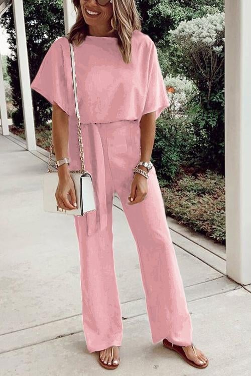 Rowangirl Afra Casual Lace-up Jumpsuit