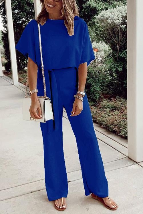 Rowangirl Afra Casual Lace-up Jumpsuit