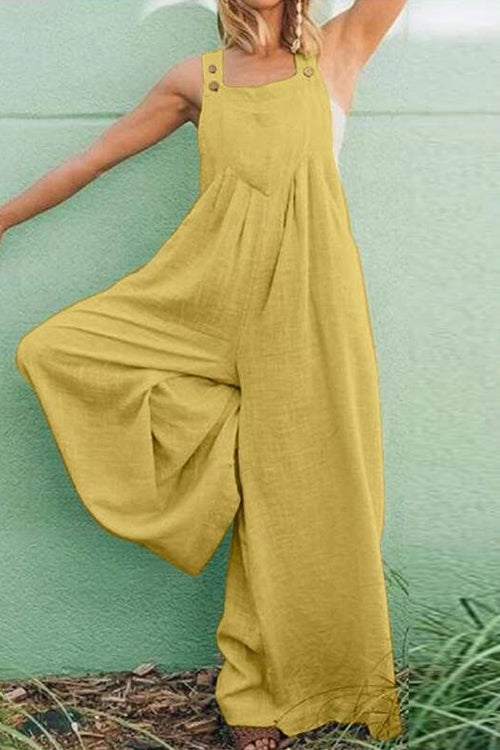 Rowangirl Chic Tooling Wide Leg Loose Jumpsuit