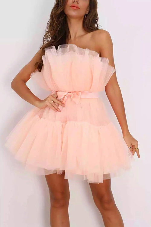 Rowangirl Chic Solid Off Shoulder Sleeveless Lace Up Dress