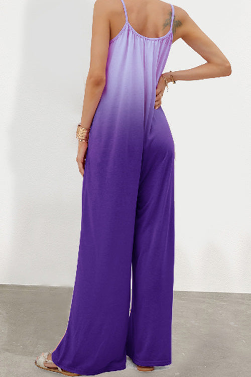 Rowangirl Casual Loose Sling Off Shoulder Sleeveless Jumpsuit